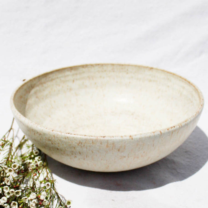 One Off Large Serving Bowl in Sand Dune