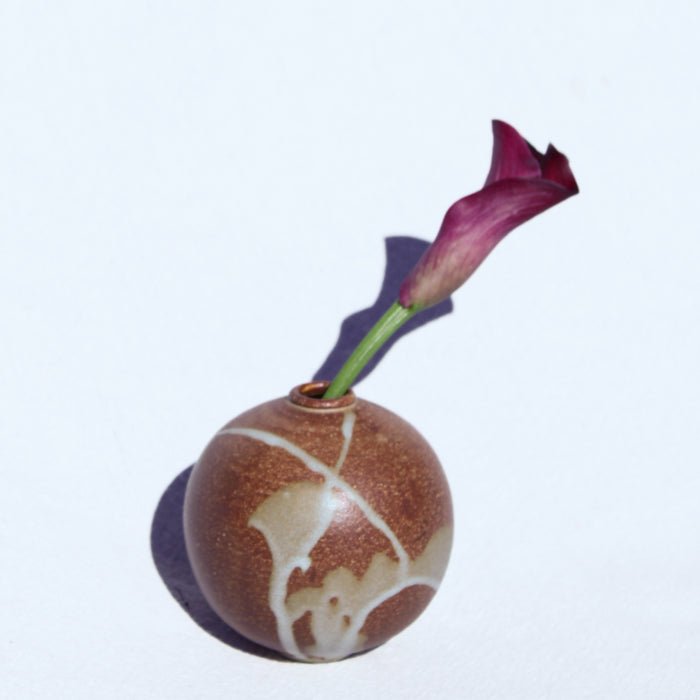 One off Mini Vessel in Shino Glaze